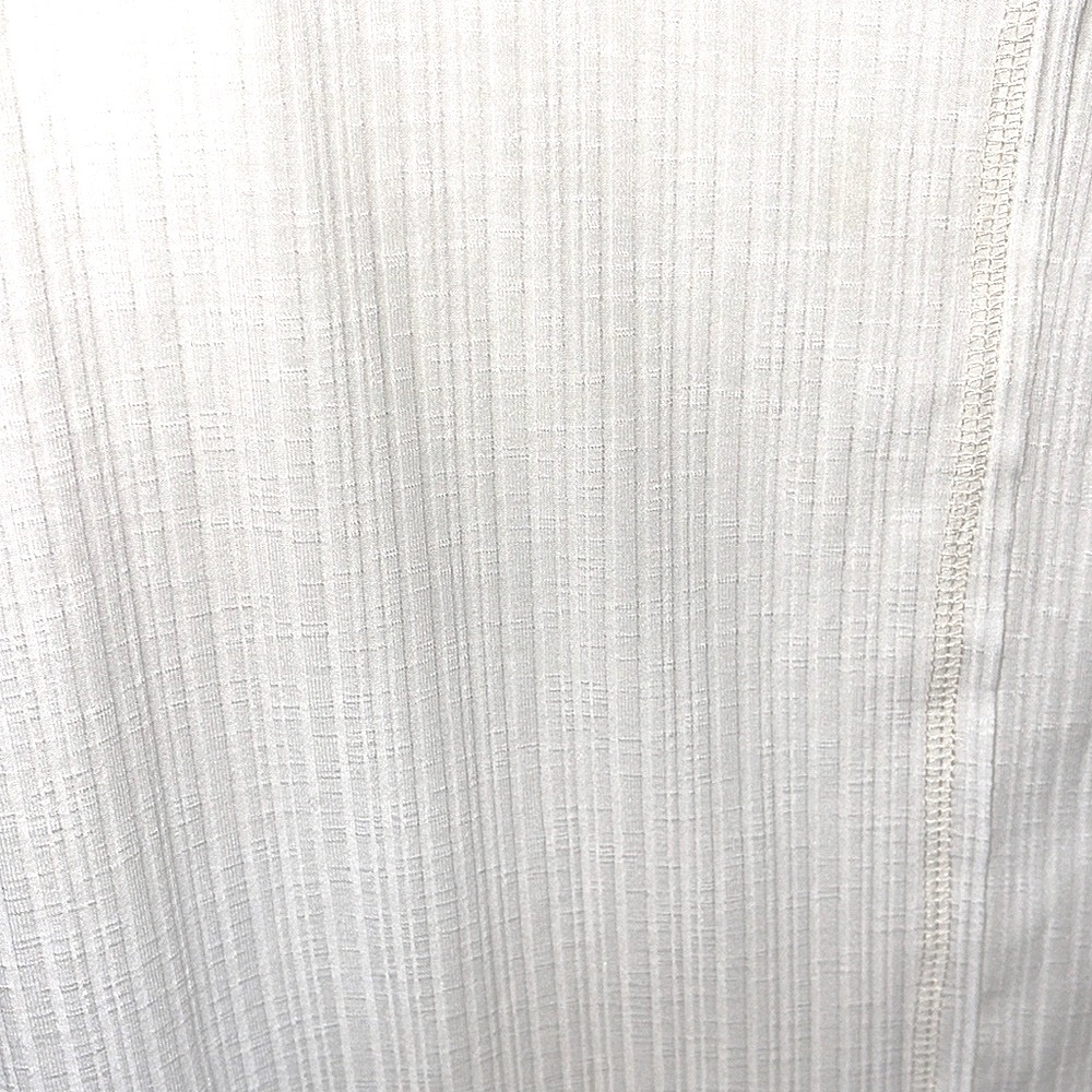 NEW Mur Mur Off-White Ribbed Short Sleeve Hooded Swimsuit Coverup - Picture 10 of 16